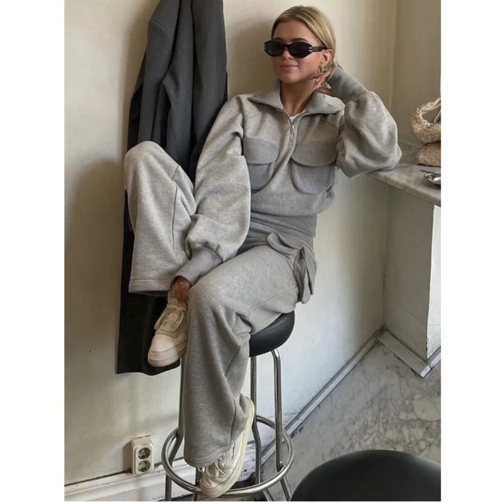 ORSEUND IRIS Le Sport Pullover Heather Gray Size S - Picture 2 of 12